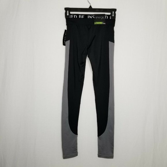 Energie Active Lola Mesh-Inset Leggings Black Gray - Picture 5 of 8